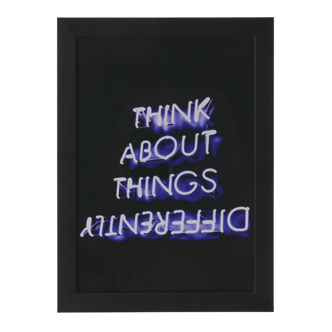 Quadro 30 Cm X 22 Cm Think Different