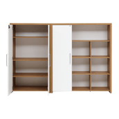 ARMARIO-3-PORTAS-C-ESTANTE-BOSS-OAK-TAMMI-BRANCO--ST1