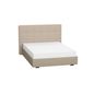 Bege - CAMA DE CASAL 1,38 M C/ CABECEIRA SOX