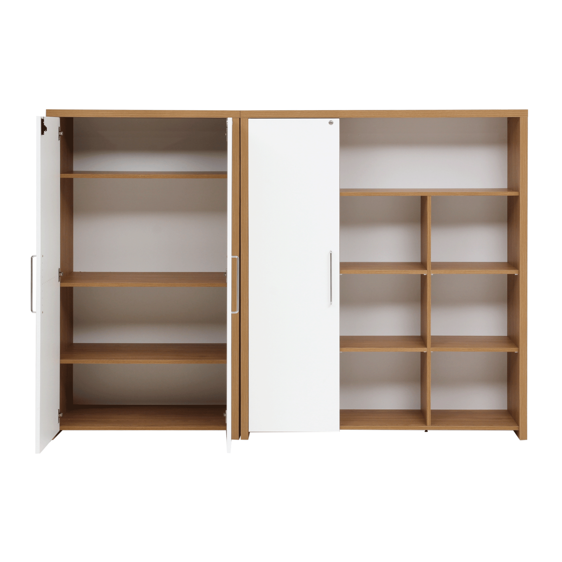 ARMARIO-3-PORTAS-C-ESTANTE-BOSS-OAK-TAMMI-BRANCO--ST1