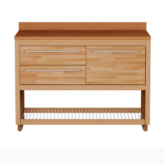 Armário Inferior 120 Cm C/Tampo Gourmet