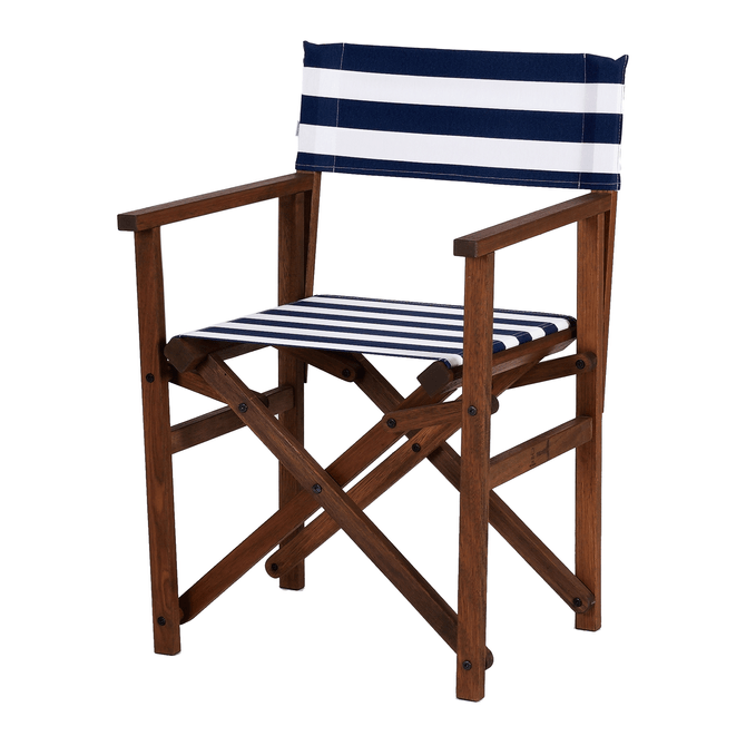 Cadeira Leme Com Ass/Encosto Bluestripe