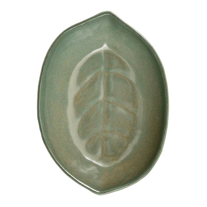 Tigela Oval 22 Cm X 16 Cm Folha