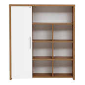 ARMARIO-3-PORTAS-C-ESTANTE-BOSS-OAK-TAMMI-BRANCO--ST6