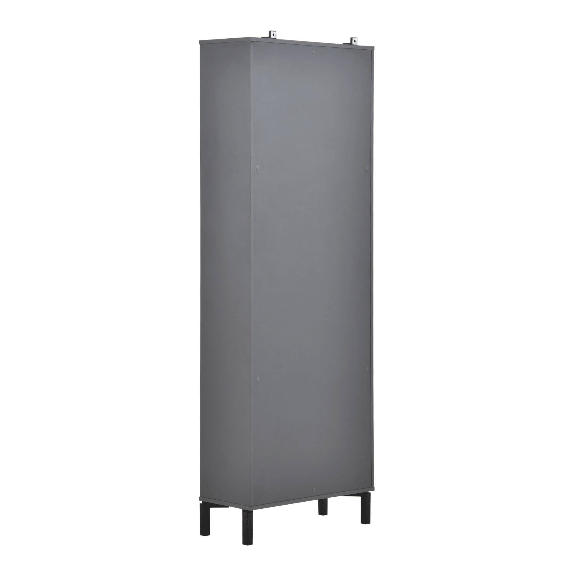 ESTANTE 70 CM X 1,97 M SLEEK PRETO/GRAFITE | Tok&Stok