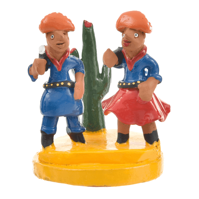 Adorno 9 Cm Lampião E Maria Bonita