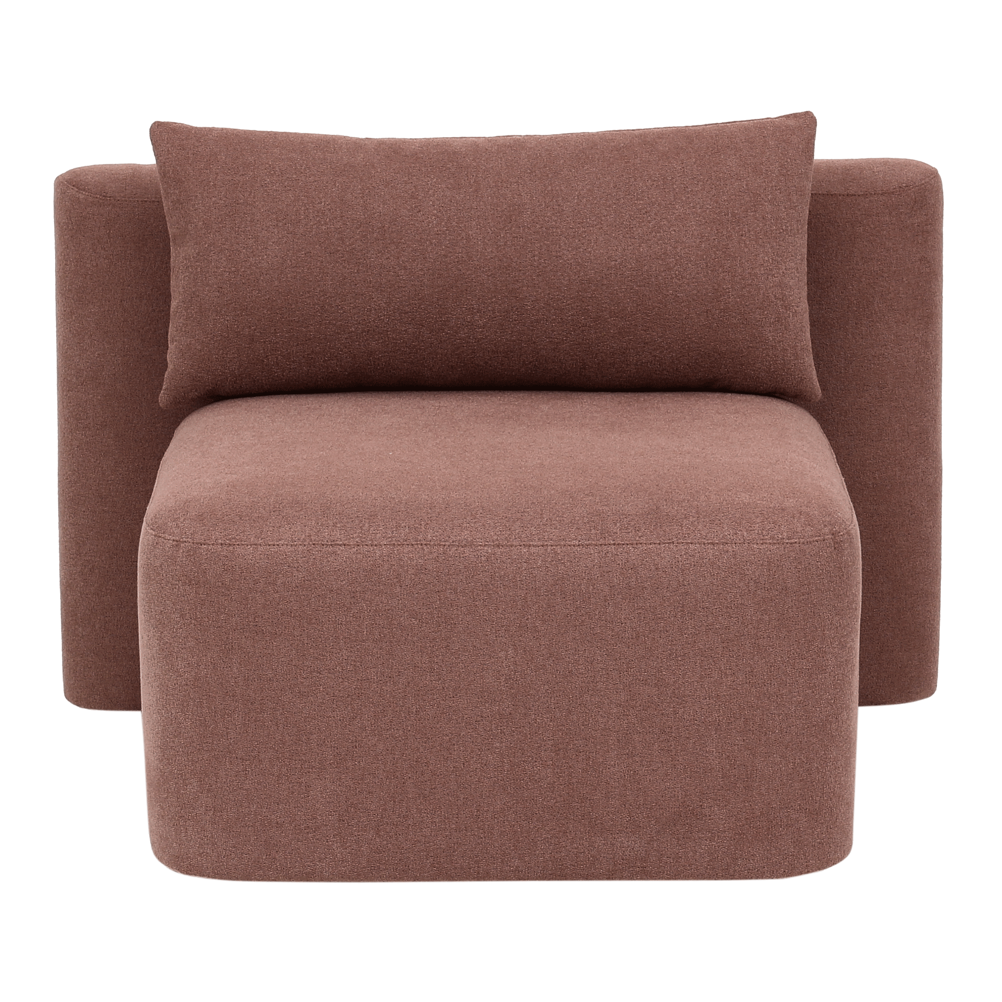 MÓDULO SOFÁ 1 LUGAR ASSENTO 75 CM SHIRO QUARTZO ROSA | Tok&Stok