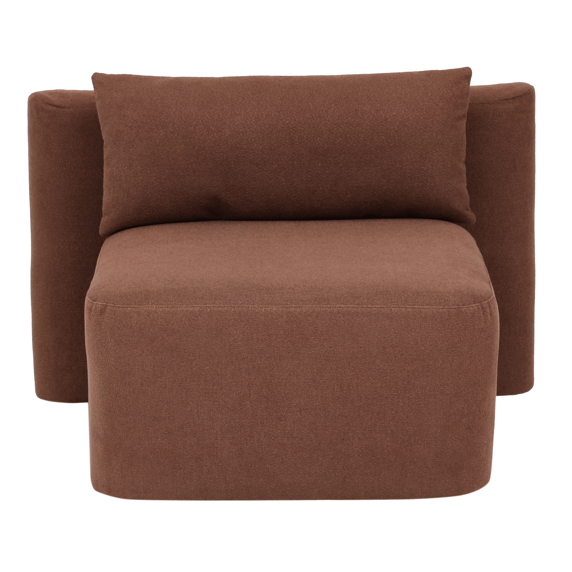 MÓDULO SOFÁ 1 LUGAR ASSENTO 75 CM SHIRO RUBY MOCHA | Tok&Stok