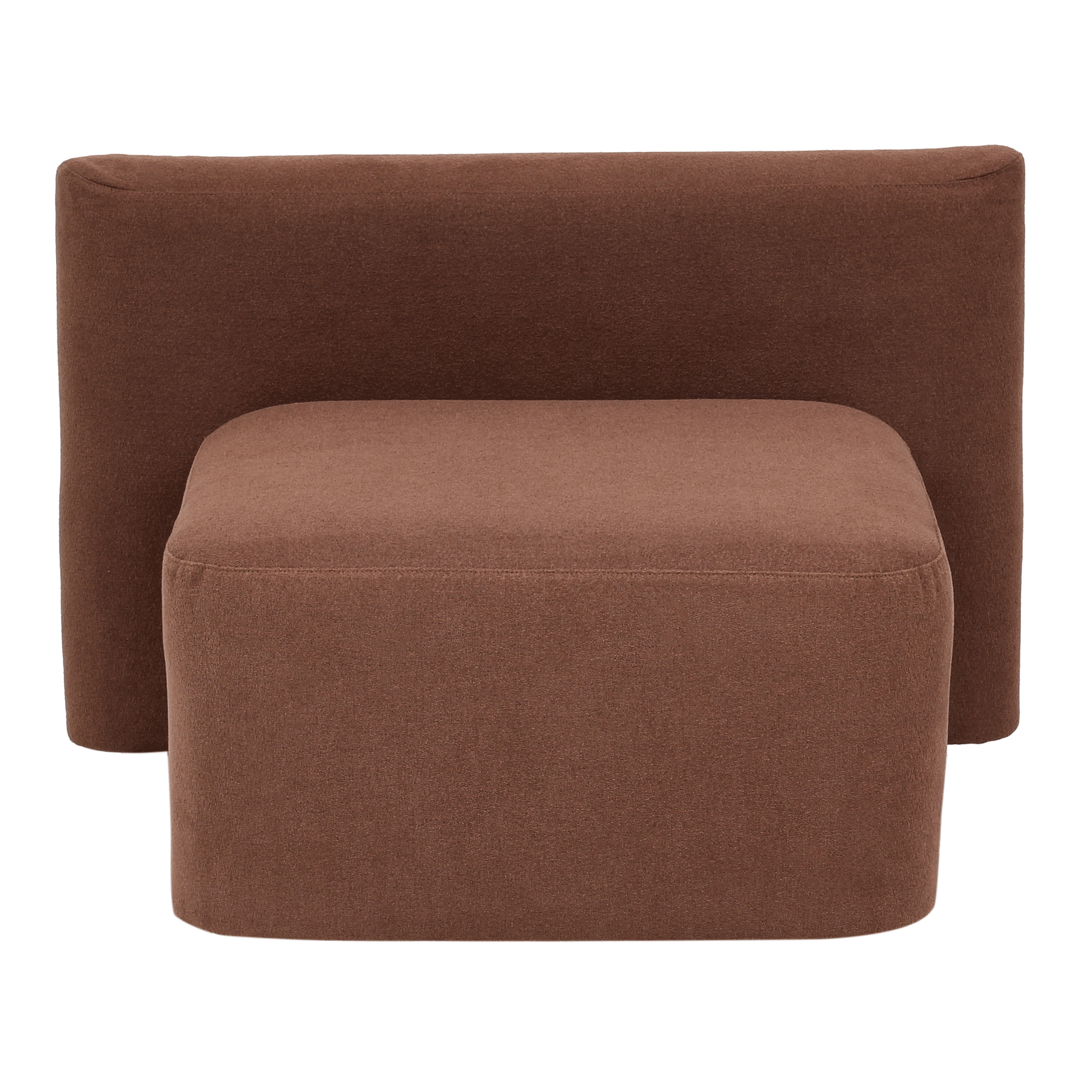 MÓDULO SOFÁ 1 LUGAR ASSENTO 75 CM SHIRO RUBY MOCHA | Tok&Stok