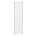 Branco - SAPATEIRA/ARMÁRIO PAREDE 1 PORTA V-ESCONDE