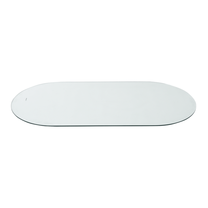Tampo Vidro Temperado Oval 10 Mm X 1,80 M X 90 M Triskel