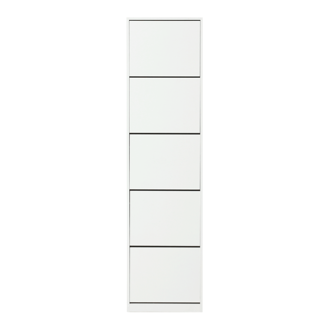 Sapateira Parede 5 Portas Basculantes Family Thin