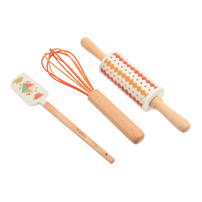 Kit Com 3 Utensílios Caxixi