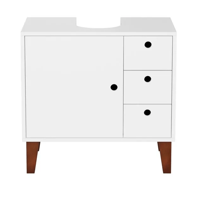 Gabinete Coluna 1 Porta/3 Gavetas Liva