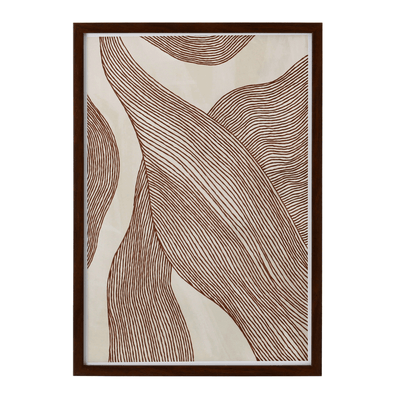 QUADRO I 50 CM X 35 CM ORGANIC LINES