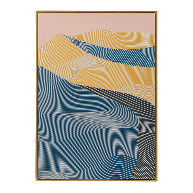 Quadro 84 Cm X 60 Cm Tactile Dune