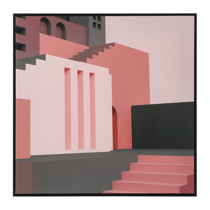 Quadro Iii 50 Cm X 50 Cm Color City