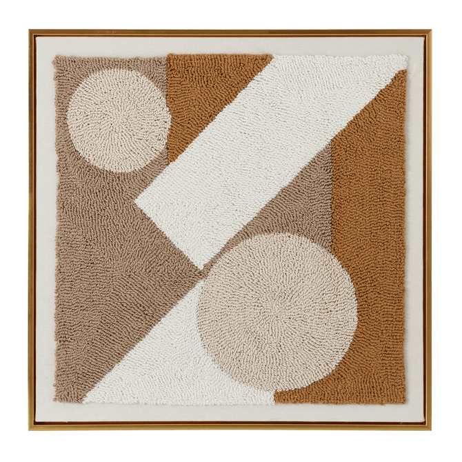 Quadro 60 Cm X 70 Cm Geometric Fabric
