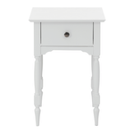 Branco - MESA DE CABECEIRA 1 GAVETA CAMPAGNE