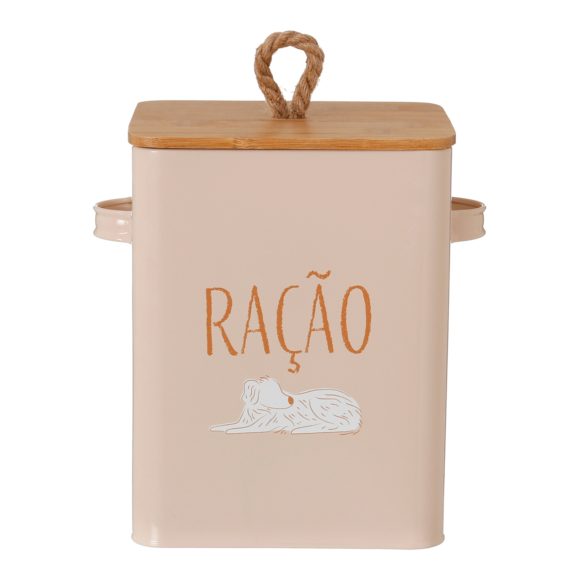 POTE PARA RAÇÃO PAWS EAT OFF WHITE/BAMBU | Tok&Stok