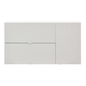 Branco - ARMÁRIO SUPERIOR 1,20 M 2 PORTAS-BASCULANTE/1 PORTA DE BATER SLEEK