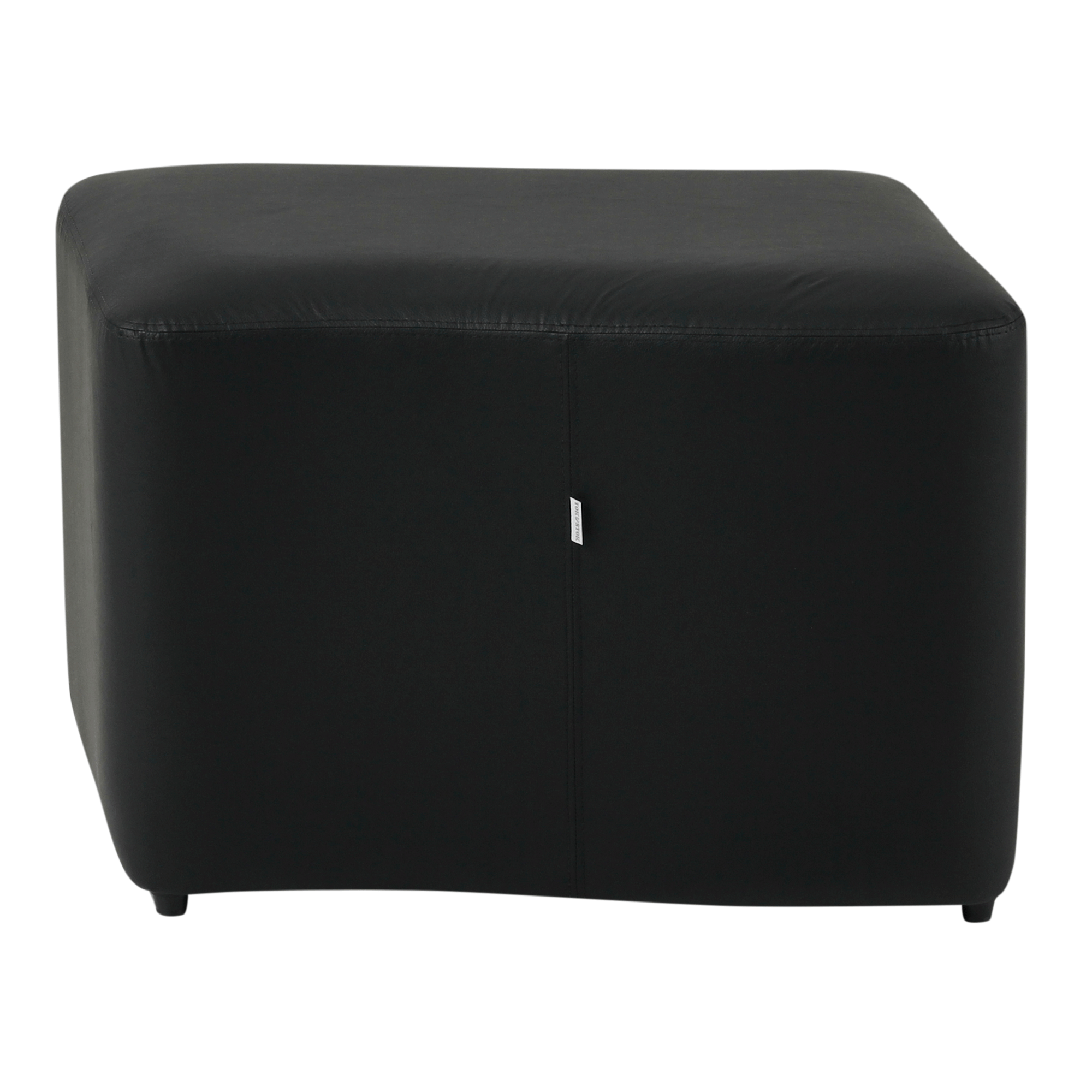 PUFF 61 CM X 51 CM SET WAVE INVERT CORSIN PRETO | Tok&Stok