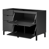 INFERIOR-120-M-2-PORTAS-BASCULANTES-3-GAVETAS-SLEEK-GRAFITE-PRETO-SLEEK_ST5