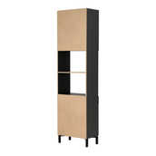 2-PORTAS-1-GAVETA-60-CM-X-221-M-SLEEK-GRAFITE-PRETO-SLEEK_ST6
