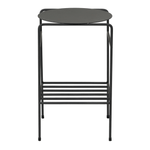 MESA LATERAL C/PRATELEIRA 33 CM X 33 CM NOLA