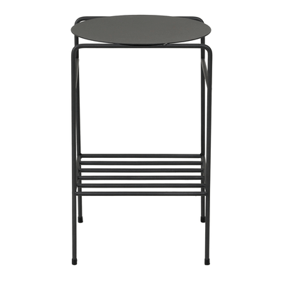 MESA LATERAL C/PRATELEIRA 33 CM X 33 CM NOLA