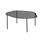Preto - MESA DE CENTRO VAZADA 61 CM X 50 CM PINGO