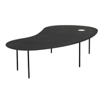 Preto - MESA DE CENTRO 1,30 M X 69 CM PINGO