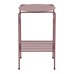 RUBY MOCHA - MESA LATERAL C/PRATELEIRA 33 CM X 33 CM NOLA