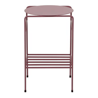 MESA LATERAL C/PRATELEIRA 33 CM X 33 CM NOLA