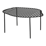 Preto - MESA DE CENTRO VAZADA 73 CM X 60 CM PINGO