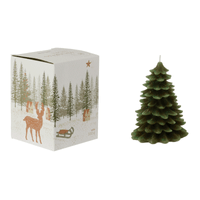 Vela árvore de natal vilarejo noel