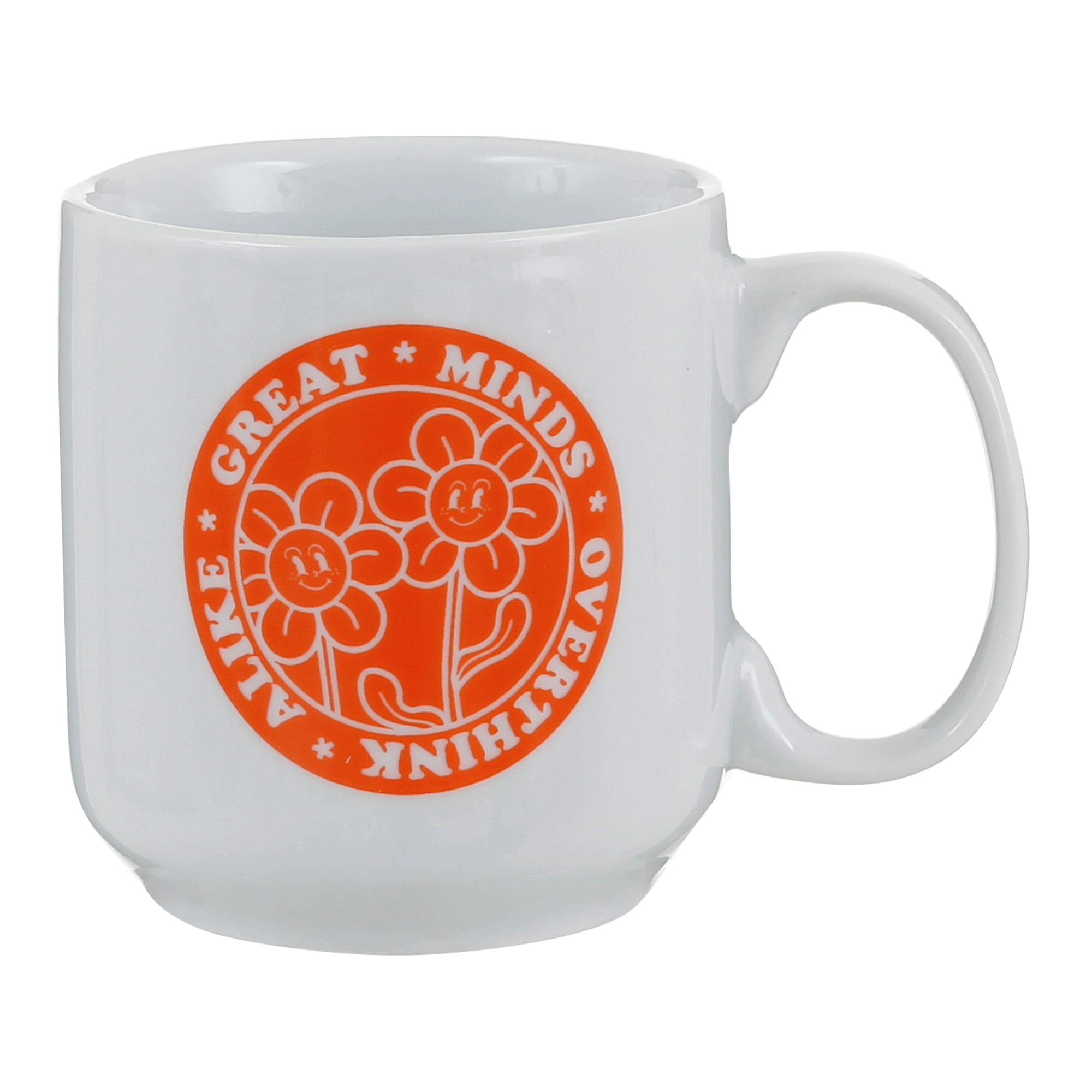 CANECA 470 ML GREAT MINDS BRANCO | Tok&Stok