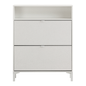 Branco - SAPATEIRA 2 PORTAS BASCULANTE SLEEK
