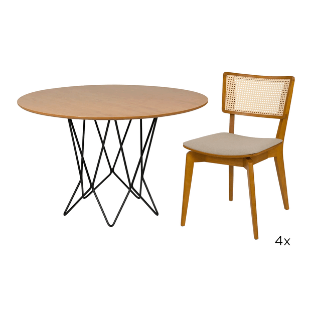 REDONDA-COM-4-CADEIRAS-BEZEL-ARES-PRETO-TAUARI-_ST0