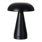 Preto - LUMINÁRIA DE MESA LED RECARREGÁVEL MUSHROOM