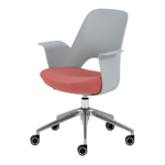 Cinza claro - CADEIRA HOME OFFICE VÓRTEX