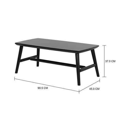 Imagem com medidas do produto SKAND MESA DE CENTRO 90 CM X 45 CM