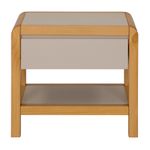 Amêndoa - MESA DE CABECEIRA 1 GAVETA KANT