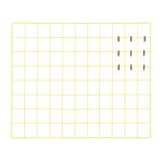 LIMONITA - MEMORY-BOARD 60 CM X 50 CM GITTER