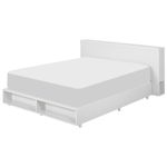 GLIDE CAMA CASAL C/CABECEIRA/BAÚ