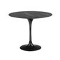 Preto nero marquina - TULIPE MESA REDONDA 90 PEDRA